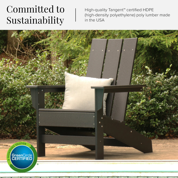 Modern adirondack discount recycled plastic chair